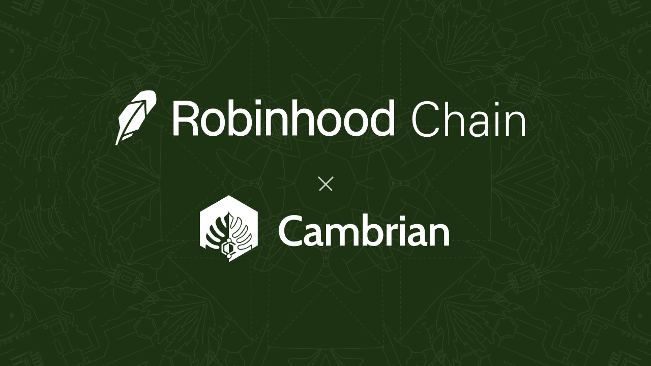 Featured image for Cambrian Now Supports Robinhood Chain
